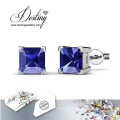 Destiny Jewellery Crystal From Swarovski 7 Days Princess Stud Earrings